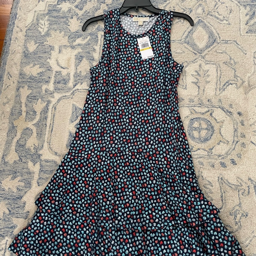 Michael Kors Midnight Blue Floral Dress